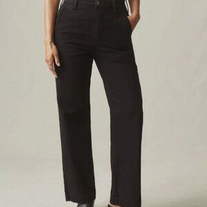 American Giant Women's Size Small Wide Leg Pull On Pants Pockets NWOT